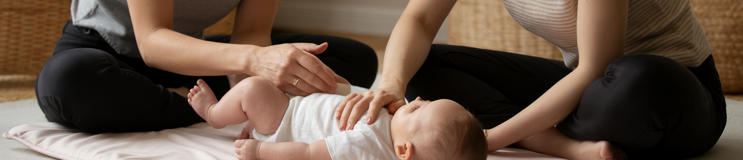 Babymassage zur Förderung der motorischen Entwicklung und Eltern-Kind-Bindung