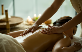 Ayurveda-Ölmassage zur Harmonisierung von Körper, Geist und Wohlbefinden